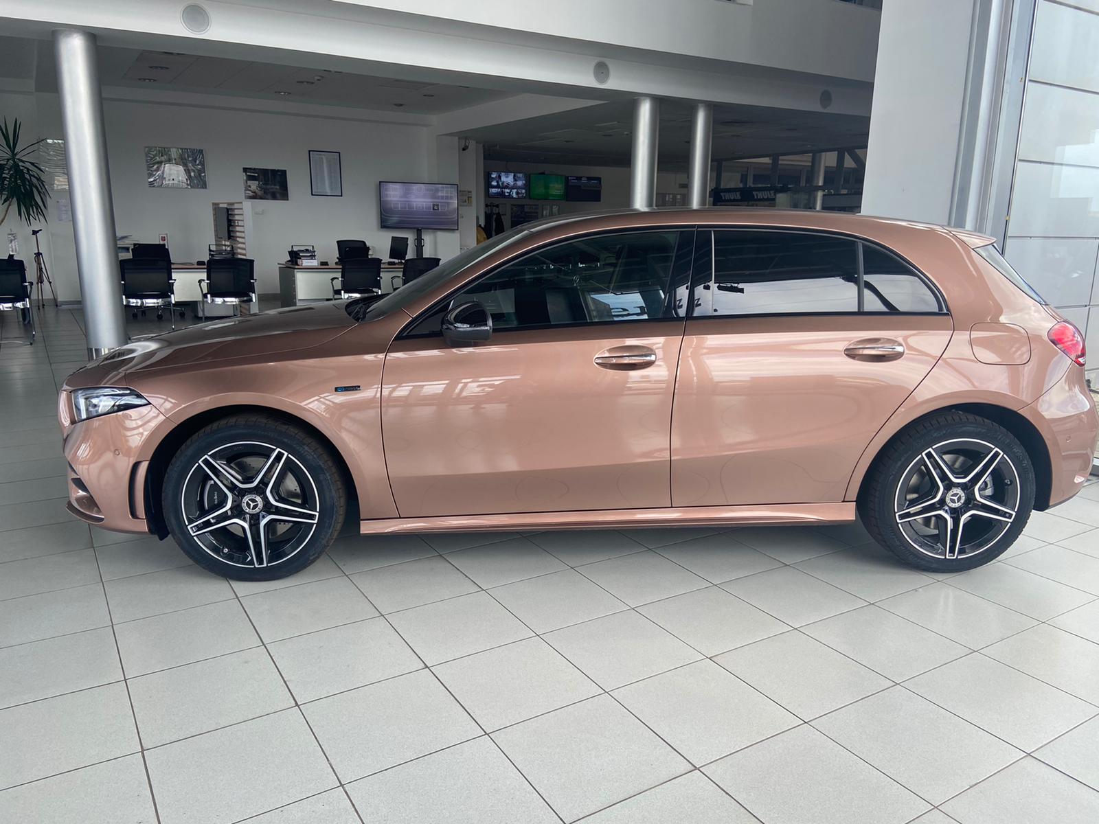 مرسيدس بنز A 250 e Hybrid Rose gold هايبرد روز جولد ميتاليك 2021