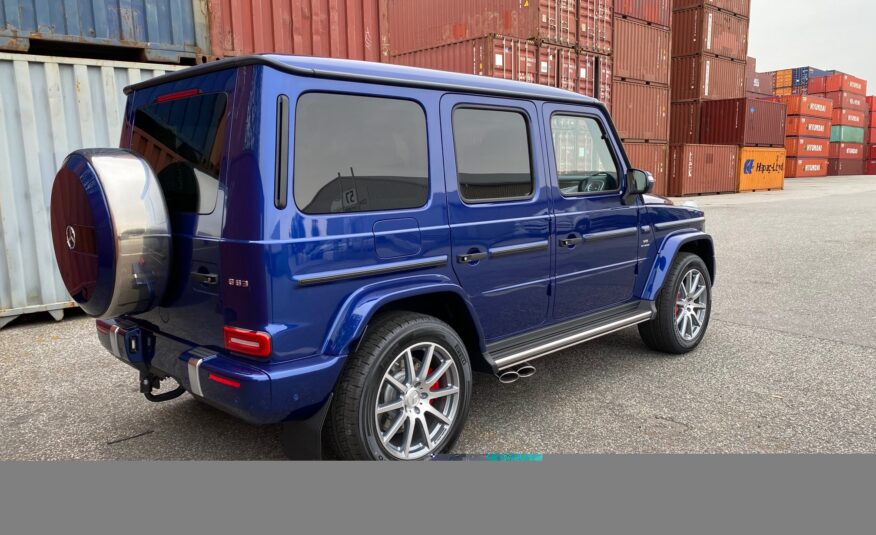 Mercedes Benz G 63 AMG Mystic blue bright Full leather red black MY 2022  (10198) (4.193.000,00 MAD) – NECA