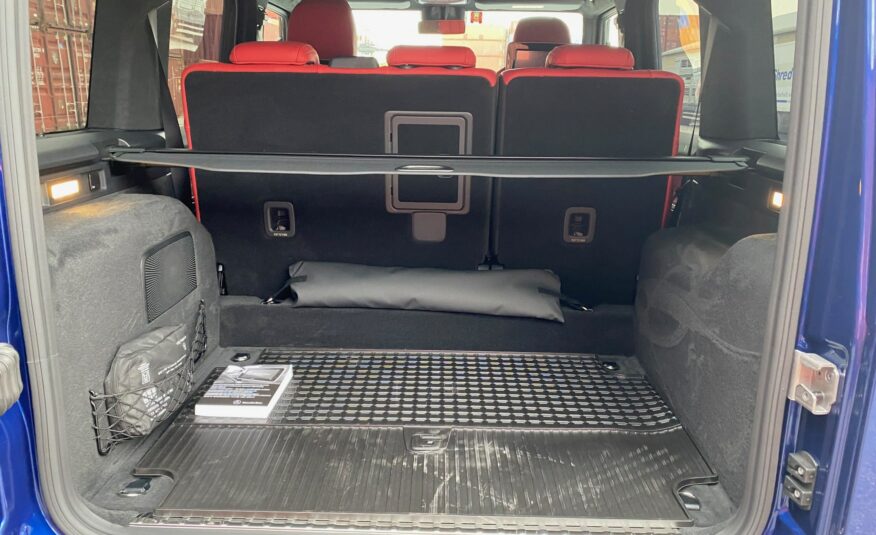 Mercedes Benz G 63 AMG Bleu Mystique Brillant Plein Cuir Rouge Noir MON 2022 (10198) (4.193.000,00 MAD)