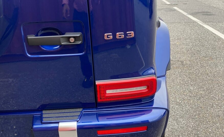 Mercedes Benz G 63 AMG Bleu Mystique Brillant Plein Cuir Rouge Noir MON 2022 (10198) (4.193.000,00 MAD)