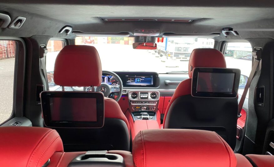 Mercedes Benz G 63 AMG Bleu Mystique Brillant Plein Cuir Rouge Noir MON 2022 (10198) (4.193.000,00 MAD)