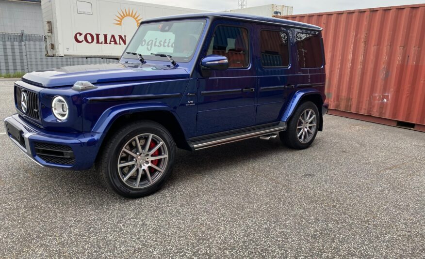 Mercedes Benz G 63 AMG Bleu Mystique Brillant Plein Cuir Rouge Noir MON 2022 (10198) (4.193.000,00 MAD)