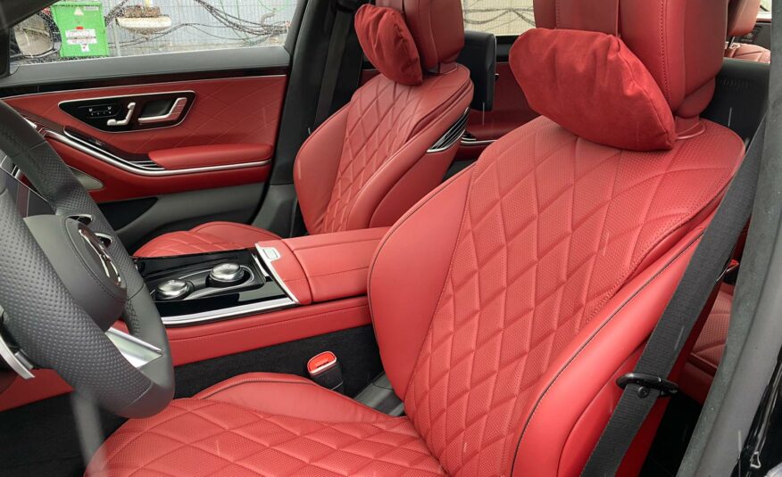Mercedes Benz S 500 AMG Cuir Noir Obsidienne Longue Exclusif – Rouge (507) MON 2022 (10216) (2.629.000,00 MAD)