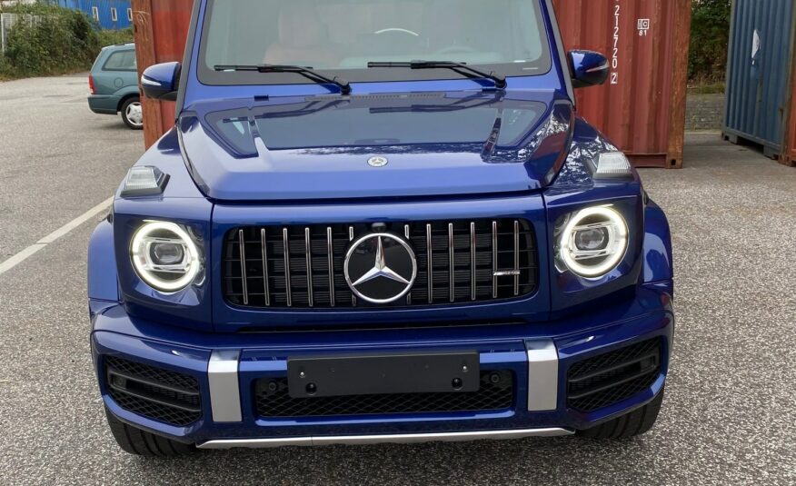 Mercedes Benz G 63 AMG Bleu Mystique Brillant Plein Cuir Rouge Noir MON 2022 (10198) (4.193.000,00 MAD)