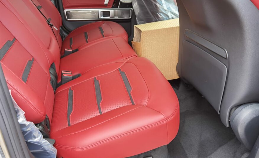 Mercedes Benz G 63 AMG Beige Travertin-Finition Metallique (693) Sieges En Cuir Nappa Unique Rouge Bengal (927) MON 2022 (10199) (4.157.000,00 MAD)
