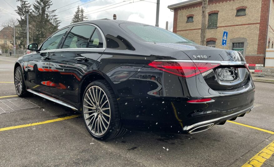 Mercedes Benz S 450 Noir  Obsidienne  Métallisé / Cuir  Rouge  Luxe MON 2022 (10214) (2.558.000,00 MAD)