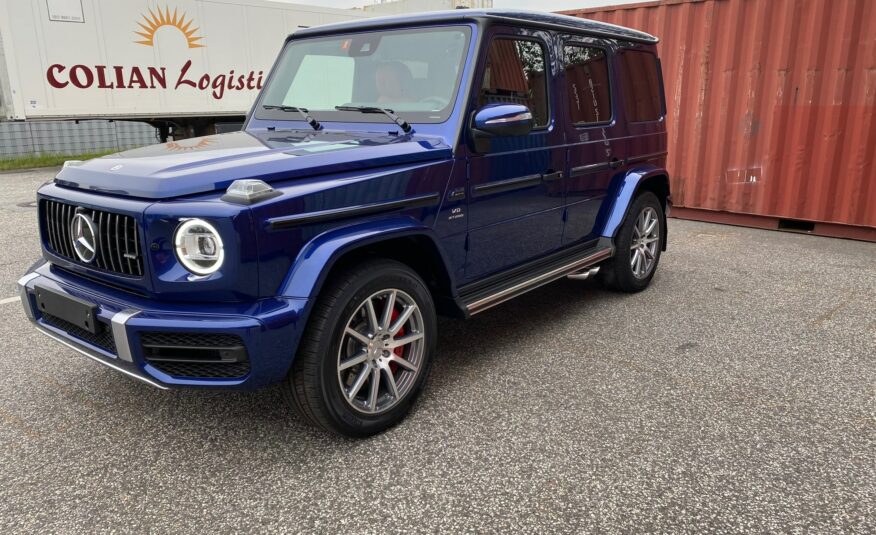 Mercedes Benz G 63 AMG Bleu Mystique Brillant Plein Cuir Rouge Noir MON 2022 (10198) (4.193.000,00 MAD)