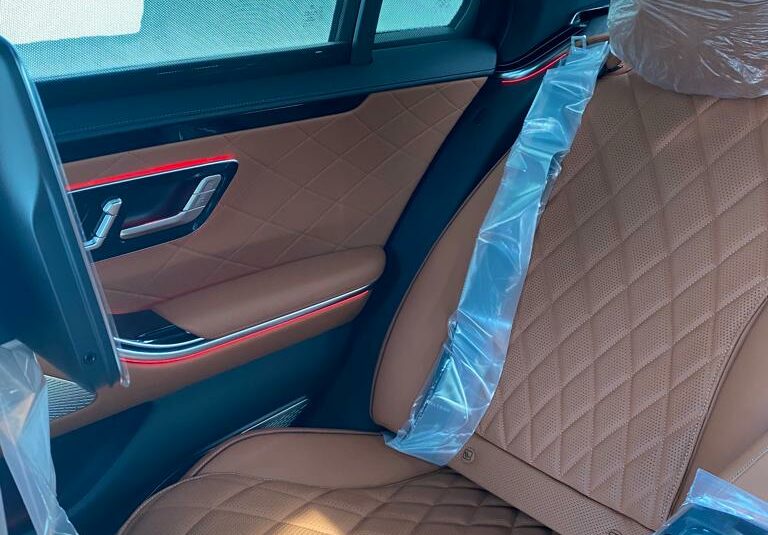 Mercedes Benz S 580 Longue Diamand Blanc Marron Noir MON 2022 (10188) (2.558.000,00 MAD)